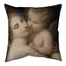 Charlton Home® Orta Venus & Cupid Square Pillow Cover & Insert Polyester/Polyfill | 20 H x 20 W x 3 D in | Wayfair DD9990DE06EE4627A34DFF78B014F3D0