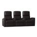 Winston Porter Flash HR Series Home Theater Row Seating (Row of 3) in Brown | 43.75 H x 92.5 W x 38 D in | Wayfair 4CCE3B3CF8374347841EE302054ABF22