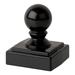 Whitehall Products Ball Finial in Black | 4 W x 4 D in | Wayfair 15935