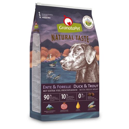 2 x 12kg Natural Taste Ente & Forelle Granatapet Hundefutter trocken