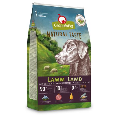 2 x 12kg Natural Taste Lamm Granatapet Hundefutter trocken