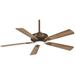 Minka Aire Contractor 52 Inch Ceiling Fan with Light Kit - F556L-HBZ