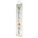 Rosalind Wheeler Spring Reversible Porch Sign Wall Décor in White | 36.75 H x 9.75 W x 1.25 D in | Wayfair 95CD34783AEA480E83E9175837099EBF