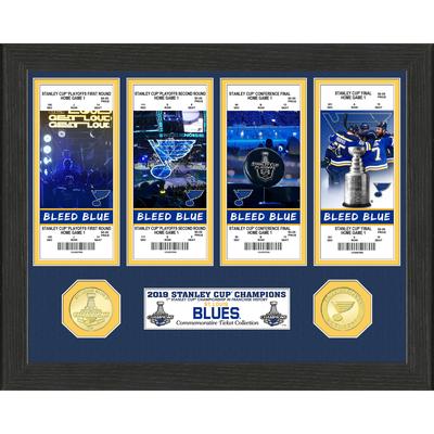 Highland Mint St. Louis Blues 2019 Stanley Cup Champions 12'' x 15'' Ticket Collection