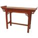 World Menagerie Slavens 46" Console Table Wood in Brown | 30 H x 46 W x 13 D in | Wayfair ST-PJ100-H