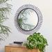 Wrought Studio™ Berryman Modern & Contemporary Accent Mirror Metal in Black | 28.75 H x 28.75 W x 1.25 D in | Wayfair