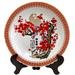 World Menagerie Hurt Cherry Blossom Decorative Plate Porcelain in Red/White | 2 H x 14 W x 14 D in | Wayfair BW-PLATE-CBLOS