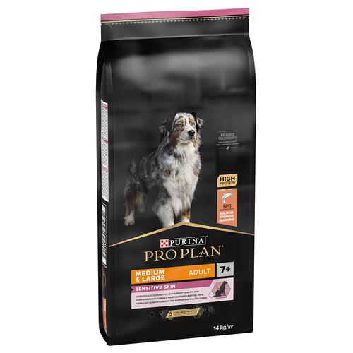 14kg PURINA PRO PLAN Medium/Large Adult 7+ Sensitive Skin Hundefutter trocken