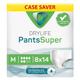 Drylife Pants Super Disposable Pull-Up Unisex Incontinence Pants - Dry Feel Technology, Anti-Leak Security, Kind to Skin Soft Breathable Material - Medium (8 Packs of 14)