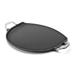 Outset Cast Iron Grill 15 in. Pizza Pan Cast Iron/Seasoned Cast Iron in Black/Gray | Wayfair 76612