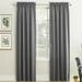 Sun Zero Ridgemont Vertical Stripe Blackout Rod Pocket Curtain Panel Synthetic | 84 H in | Wayfair WF-1WSS4C0