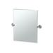 Gatco Designer II Frameless Rectangle Bathroom Vanity Mirror | Pivoting (Tilts) & Beveled Mirror in Gray | 24 H x 24.5 W x 2.25 D in | Wayfair