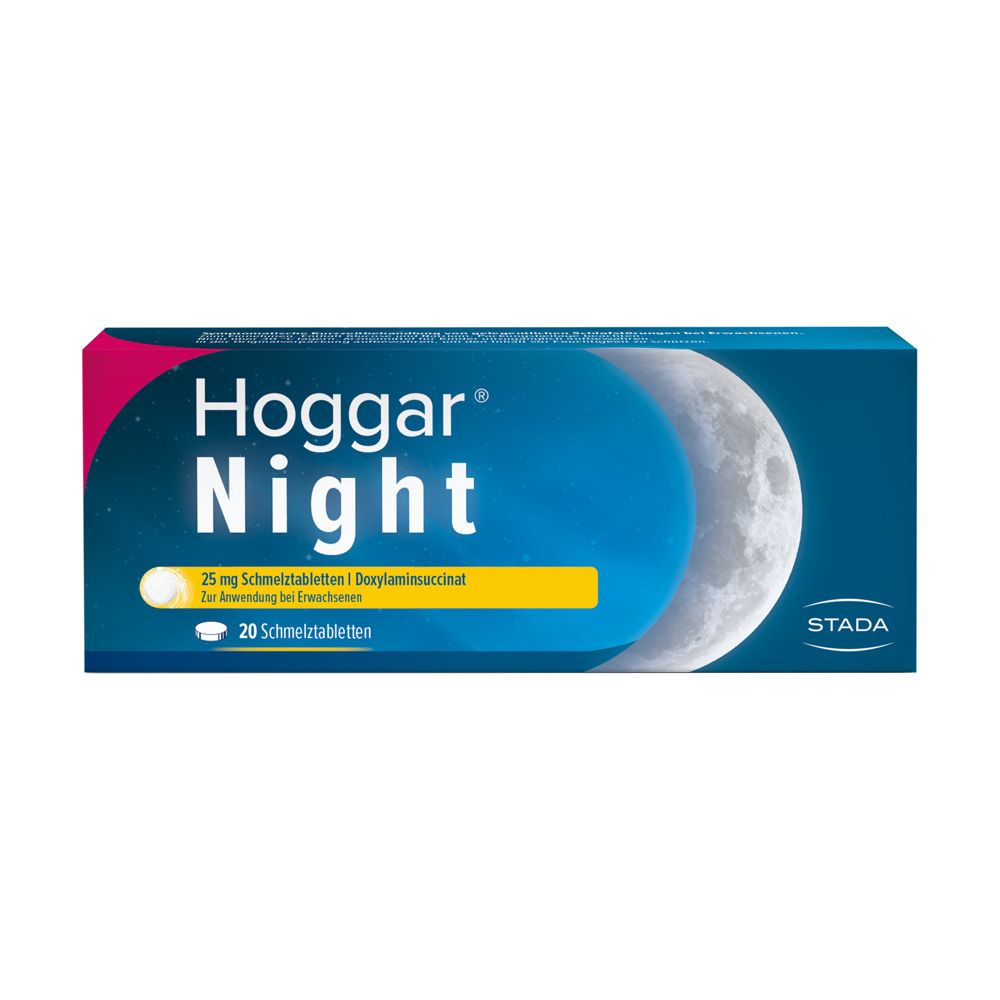 Hoggar Night 25 mg Schmelztabletten 20 St Image