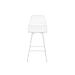 Bend Goods Lucy Bar & Counter Stool Metal in White | 40 H x 19 W x 15 D in | Wayfair CounterWH