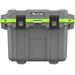 Pelican IM Elite Cooler Gray/Green 30 QT 30Q-1-DKGRYEGRN