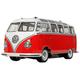 Tamiya 58668 - 1:10 RC VW Bus Type 2 (T1) (M-06), ferngesteuertes Auto/ Fahrzeug, Modellbau, Bausatz, Unlackiert