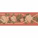 Astoria Grand Cothern Floral 15' L x 7" W Wallpaper Border Vinyl in Orange/Red/Brown | 7 W in | Wayfair 15225255D24946139B6431C7D5F692C8