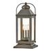 Hinkley Lighting Anchorage 23 Inch Tall 3 Light Outdoor Pier Lamp - 1857LZ