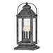 Hinkley Lighting Anchorage 23 Inch Tall 3 Light Outdoor Pier Lamp - 1857DZ