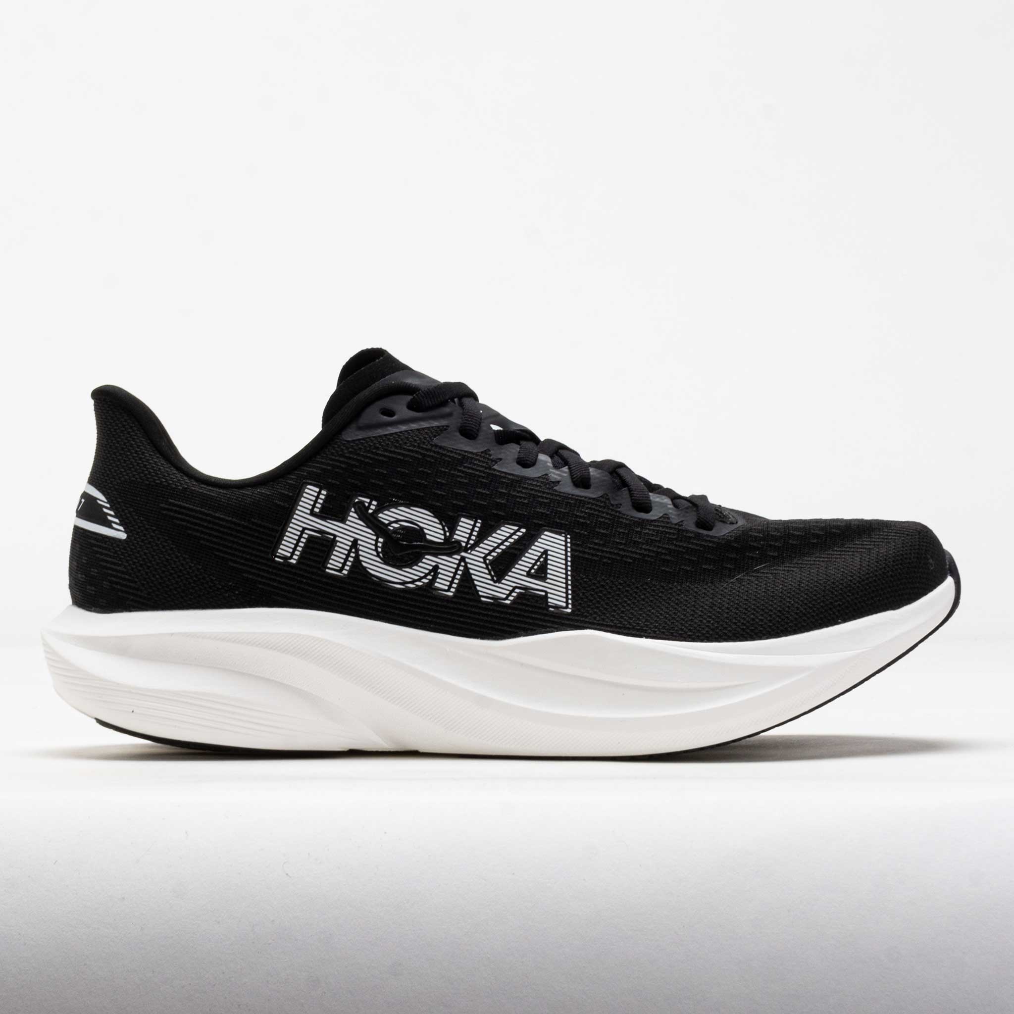 HOKA Mach 7 Women's Running Shoes Black/White