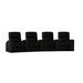 Latitude Run® Home Theater Row Seating (Row of 4) Microfiber/Microsuede in Black | 43.5 H x 160 W x 44.5 D in | Wayfair LTTN3445 44427635