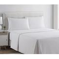 Clara Clark King Sheets Set, Deep Pocket Bed Sheets for King Size Bed - 4 Piece King Size Sheets, Extra Soft Bedding Sheets & Pillowcases, White Sheets King