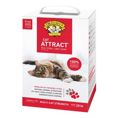 Dr. Elsey's Cat Attract Clumping Clay Cat Litter, 20 lbs.