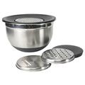 Chef Craft 6 Piece Stainless Steel Mixing Bowl Set Stainless Steel in Gray | 27 H in | Wayfair 21961