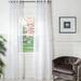 Bay Isle Home™ Mcclelland Floral Sheer Grommet Single Curtain Panel Polyester | 84 H in | Wayfair 12B066E2D105400E820037634697A1E0