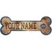 New York Mets 12" x 6" Personalized Dog Bone Sign