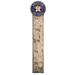 Houston Astros 6" x 36" Personalized Growth Chart Sign