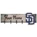 San Diego Padres 24" x 6" Personalized Mounted Coat Hanger