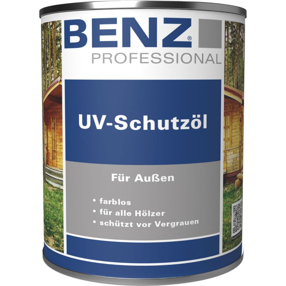 BENZ PROFESSIONAL UV-Schutzöl farblos Holzschutzmittel, 2,5 l Image