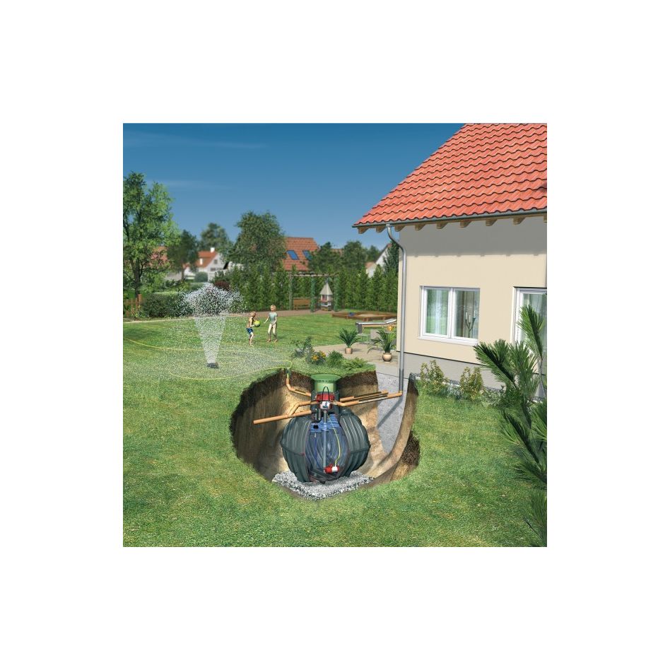 GRAF Carat Komfort Gartenanlage Zisterne Regenwassertank, 10000 L, begehbar Image
