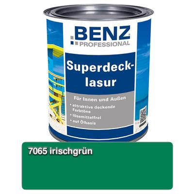 BENZ PROFESSIONAL Superdecklasur Holzschutzmittel, 0,75 l, Irischgrün Image