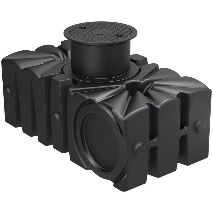 ACO Rain4me Flachtank Haus und Garten Compact Zisterne Regenwassertank, 223x124x85 cm, 2000 L,liegend Image