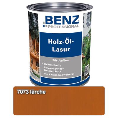 BENZ PROFESSIONAL Holz-Öl-Lasur Holzschutzmittel, 0,75 l, Lärche Image