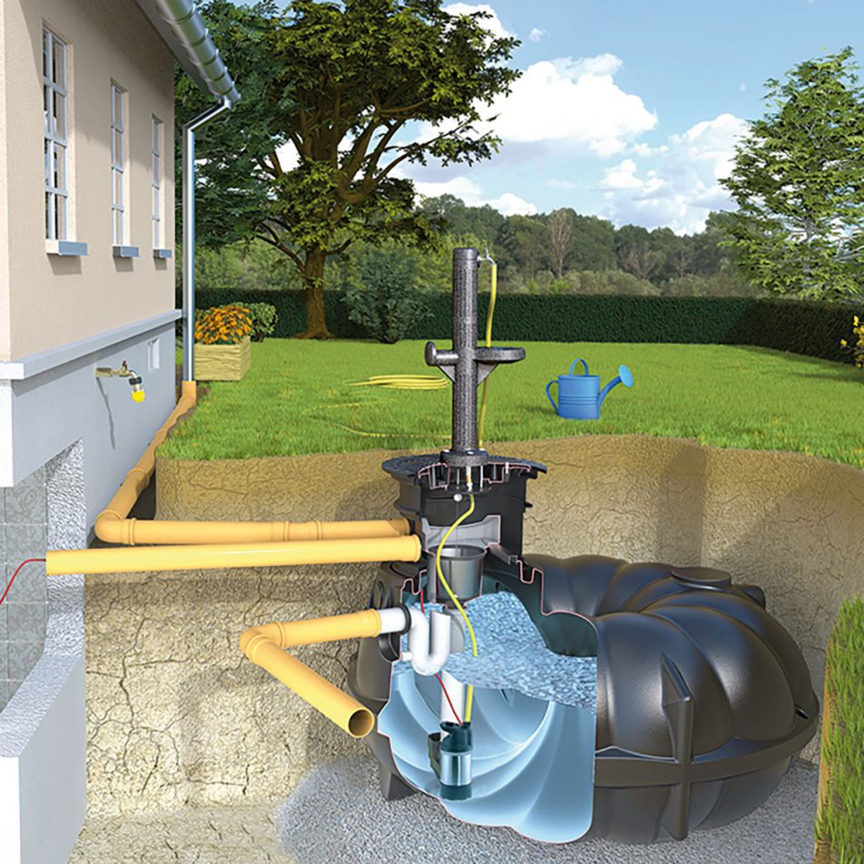 Rewatec NEO Premium Gartenanlage Zisterne, 5000 l Image