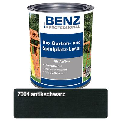 BENZ PROFESSIONAL Bio Garten- & Spielplatz-Lasur Holzschutzmittel, 2,5 l, Antikschwarz Image