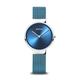 BERING Damen und Herren Uhr Quarz Movement - Classic Collection mit Edelstahl und Saphirglas 14526-XXX Armbandsuhren - Wasserdicht: 5 ATM, Blau/Grau