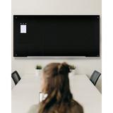 Audio-Visual Direct Wall Mounted Magnetic Black Glass Board Glass in White | 36 H x 1 D in | Wayfair GB91182-MBAT