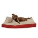 Carolina Pet Company Cashmere Top Pet Bed Polyester/Recycled Materials in Red/Brown | 4 H x 42 W x 30 D in | Wayfair 012060 MF