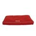 Carolina Pet Company Memory Foam Canvas Pet Bed Polyester/Recycled Materials/Cotton in Red/White/Brown | 4 H x 48 W x 36 D in | Wayfair 012220 MF