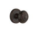 Grandeur Georgetown Rosette Passage w/ Windsor Door Knob Brass in Gray | 2.62 H x 2.62 W x 2.74 D in | Wayfair 812821