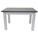 Millwood Pines Entrada Solid Wood Dining Table Wood in Gray/White | 30 H in | Wayfair 7323EFB80E61452E857B095D34F19311