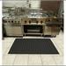 Black 0.625 x 21 W in Kitchen Mat - Symple Stuff Skidmore Cushion Max Anti-Fatigue Mat Plastic | 0.625 H x 21 W in | Wayfair