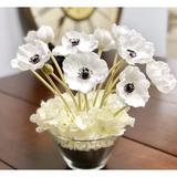 Charlton Home® Poppy & Hydrangea Floral Arrangement in Vase Foam | 12 H x 10 W x 10 D in | Wayfair CD30E53FA0E0410183F60FDC44343A2F
