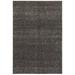 Gray 120.08 x 0.55 in Indoor Area Rug - Winston Porter Bobby Geometric Black/Area Rug | 120.08 W x 0.55 D in | Wayfair