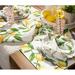Gracie Oaks Naama Lemon Printed Outdoor 18" Placemat Polyester in Gray/Green/Yellow | 18 W in | Wayfair 5B76E5F7732B4ED78F2C487D1CCF82C4