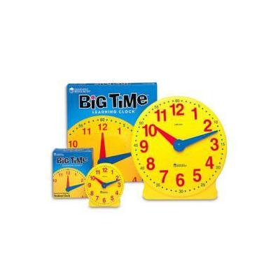 Learning Resources Student 12 Hours Big Time Plastic Clock